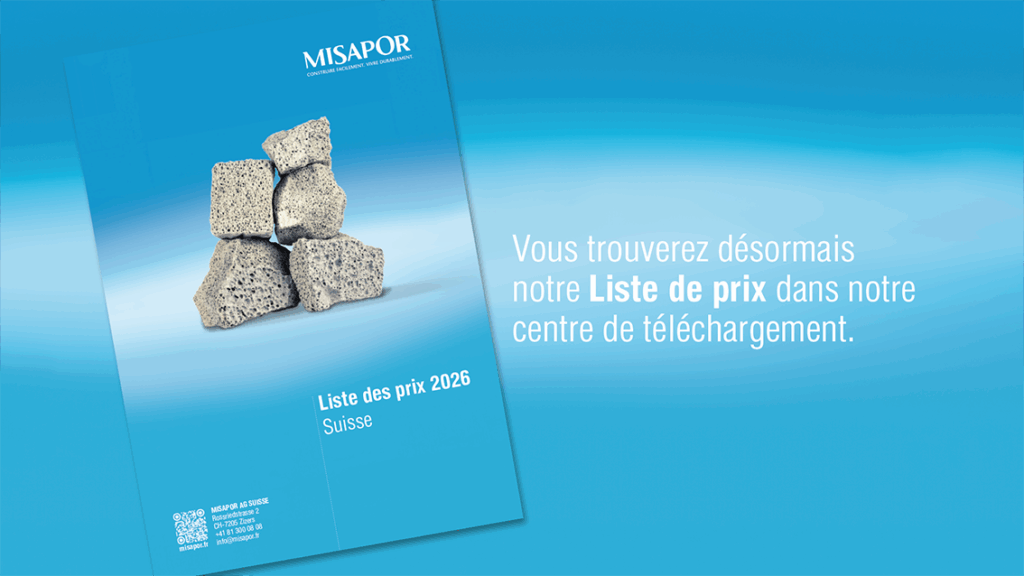 MISAPOR Liste des prix 2026